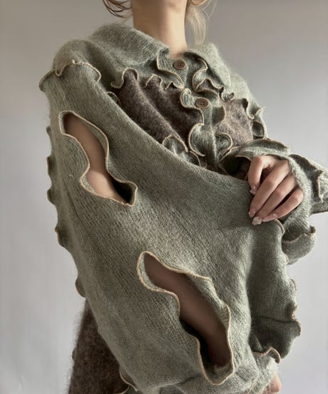 【RE;CIRCLE】 RE Mellow Mohair Knit Set up/ 251127-001