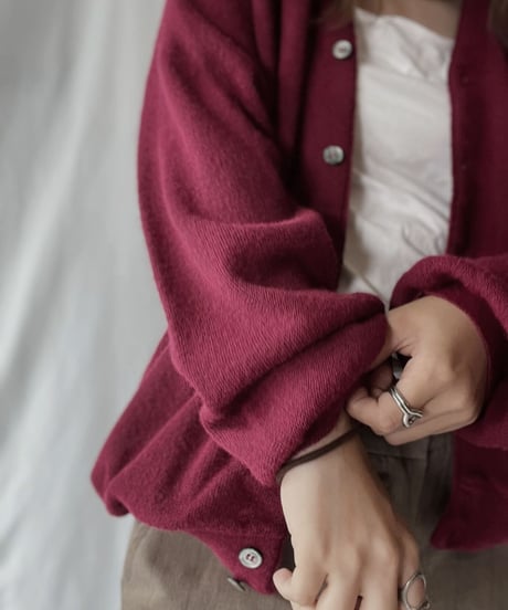 【USED】   LACOSTE Knit Cardigan②/210930-019
