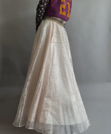 【USED】 Pelicana Poly Long Skirt / 230408-005