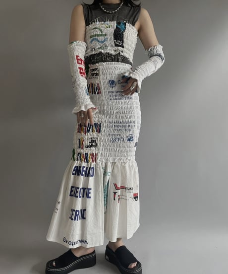 【RE;CIRCLE】RE Eco-Friendly Bag Shirring Tube Top / 230622-005