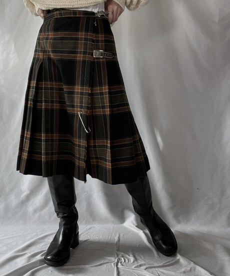 【USED】 Kilt Skirt/220102-025
