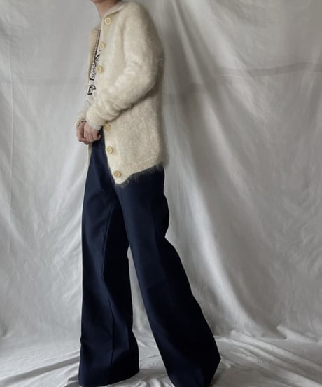 【USED】 Acrylic Knit Cardigan/ 220120-051