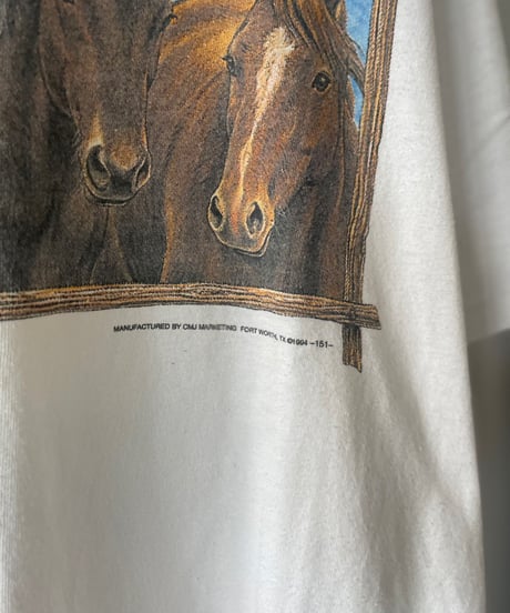 【USED】  Made in USA S/S Horse T-Shirt / 230729-003