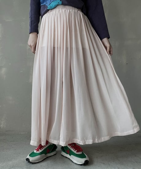 【USED】Poly Long Skirt/ 220312-012
