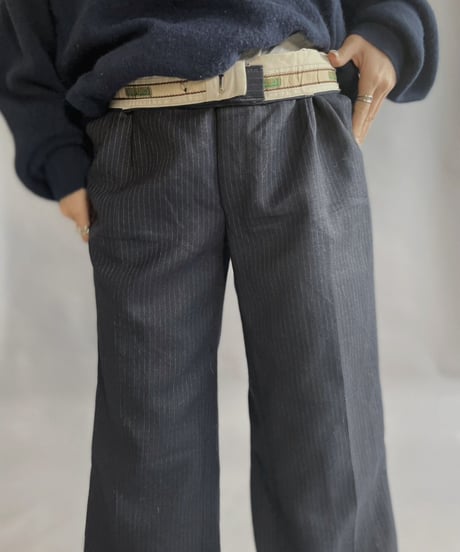 【USED】 Striped Slacks Pants / 230204-001