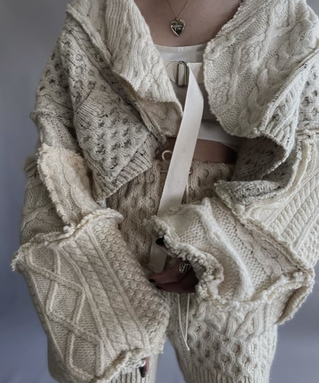 【RE;CIRCLE】 RE Alan Knit Bolero / 221006-019