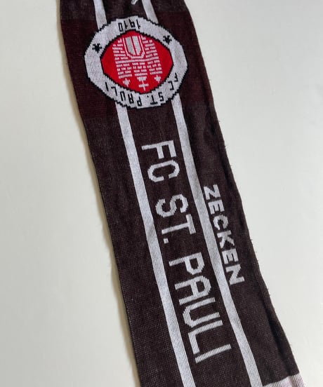 【USED】 Knit Soccer Muffler Brown × Blue / 230206-026
