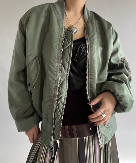 【USED】 Made in USA MA-1 Jacket/241207-005