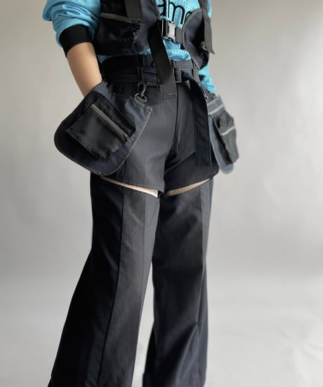 【RE;CIRCLE】 Re Suit Waist Belt Bag/ 241003-028