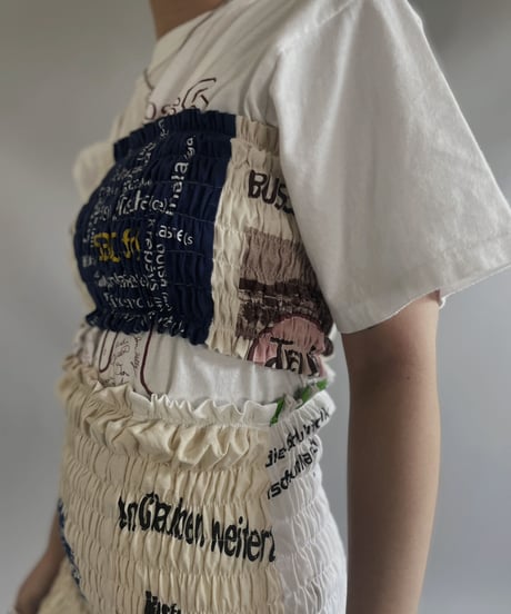 【RE;CIRCLE】RE Eco-Friendly Bag Shirring Tube Top / 230727-016