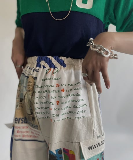 【RE;CIRCLE】 RE Eco-Friendly Bag Draw Cord Pants / 220825-026