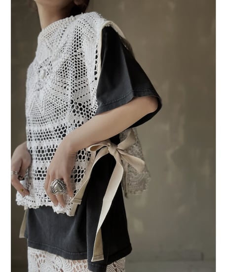【RE;CIRCLE】 RE Crochet Vest③/20220317-018