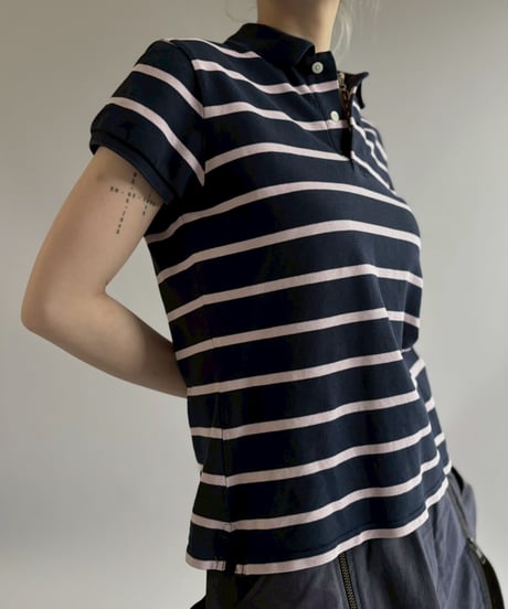 【USED】 Ralph Lauren Boarder Polo Shirt / 260509-001