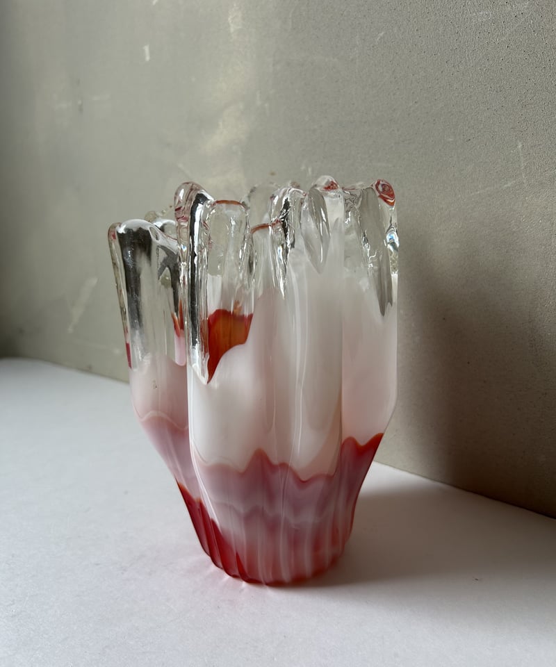 ガラス製フラワーベース USED】 Flower Vase ( 花瓶 / フラワーベース ) 4805 | THE