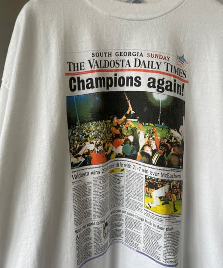 【USED】   News Paper T-Shirt / 230617-010