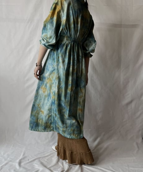 【RE;CIRCLE】  RE Tie-dyed Medical S/S Gown②/20210819-036