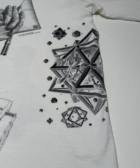 【USED】 Made in USA 90's SOFTEE M.C. ESCHER T-Shirt /250621-029