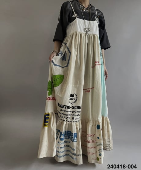 【RE;CIRCLE】RE Eco-Friendly Bag Camisole Long One-piece / 240418