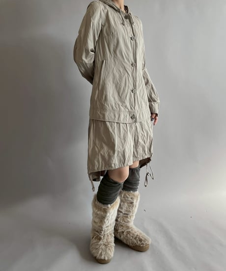 【USED】 Cop.Copine Hooded Nylon Coat  /251014-028