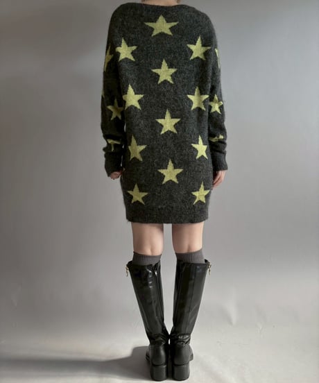 【USED】 N°21 Star Pattern Long Knit / 251227-018