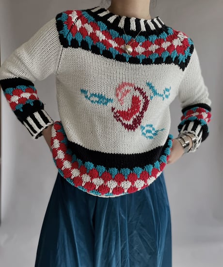 【USED】 Knit Sweater / 230114-016