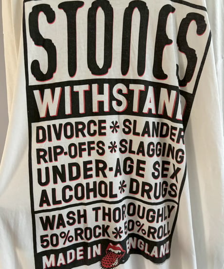 【USED】 Made in USA Damage Rolling Stone T-Shirt / 260523-025