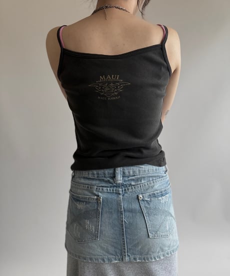 【USED】 Made in USA Harley Davidson Camisole top / 250705-008
