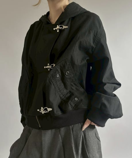 【RE;CIRCLE】RE U.S Military Rebuild Hooded Fireman Jacket Black / 260226-018