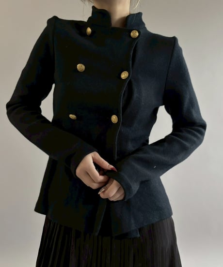 【USED】 Lauren Ralph Lauren Double Breasted Knit Cardigan / 260221-011