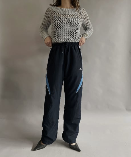 【USED】 Glitter Crochet Knit Top / 230318-026