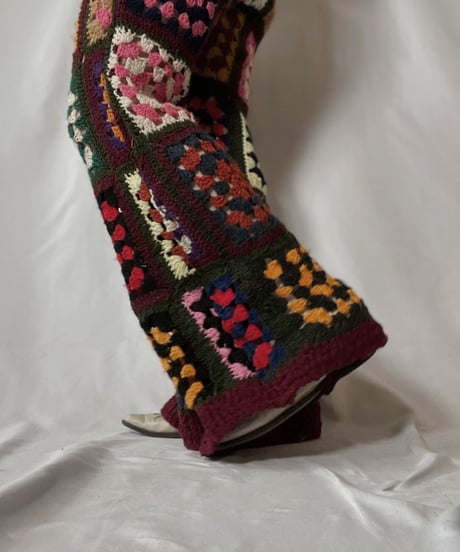 【RE;CIRCLE】 RE Granny Knit Pants/210917-002