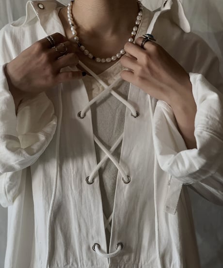 【RE;CIRCLE】  RE Medical Open Front Hatome One-piece ④/210515-009