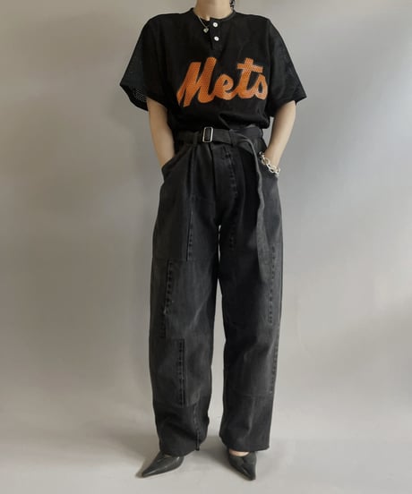 【USED】 made in USA Mets S/S baseball Shirt / 230812-007