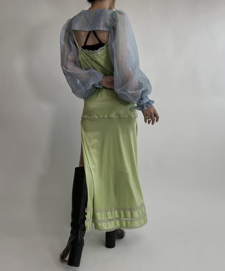 【RE;CIRCLE】 RE Sheer Striped Bolero / 220721-002