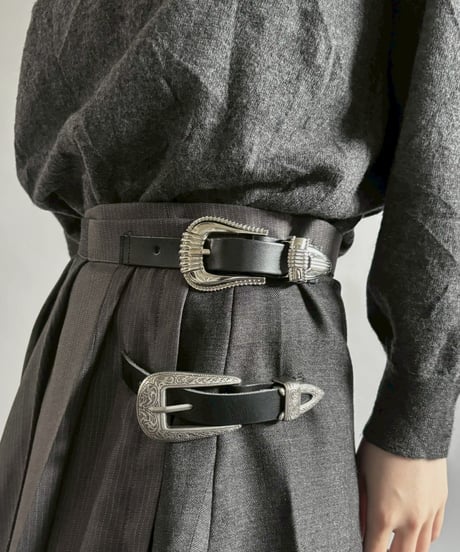 【RE;CIRCLE】 RE Suit Pleats Wrap Skirt/ 260108-010