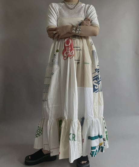 【RE;CIRCLE】RE Eco-Friendly Bag Camisole Long One-piece / 230427-015