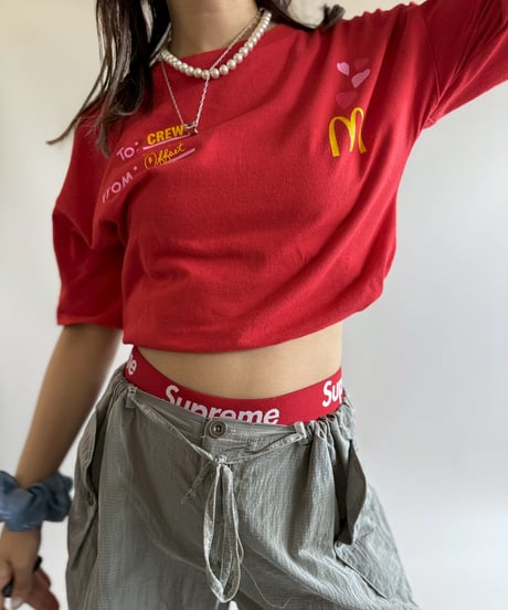【USED】 RESIZED GILDAN McDonald's T-Shirt / 250802-019