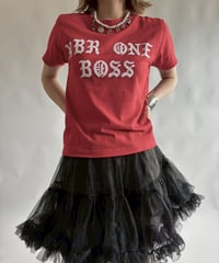 【USED】 RESIZED MADE in USA NBR ONE BOSS T-Shirt / 250830-001