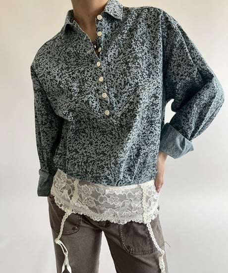 【USED】 Design Pullover L/S Shirt   /250419-030