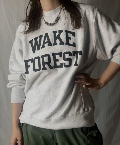 【USED】  Champion Reverse Weave Sweat WAKE FOREST/210516-013