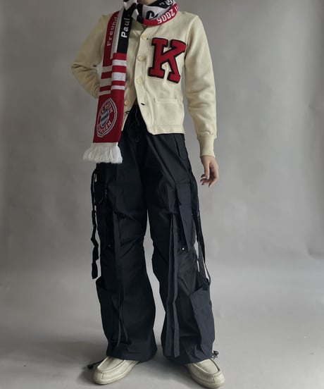 【USED】 Wilson Knit Lettered Cardigan / 230211-024