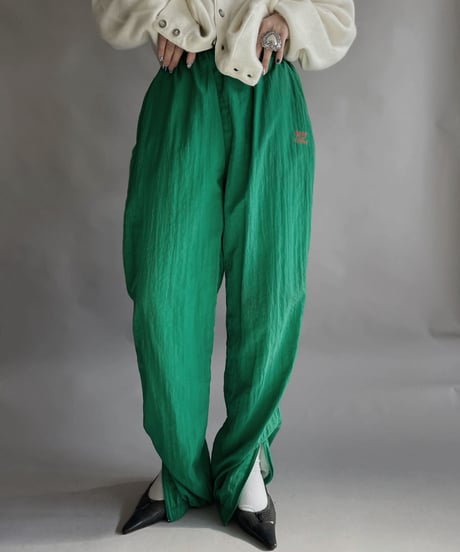 【USED】 Leopard Nylon Pants Green / 230128-020
