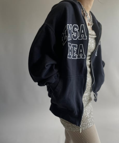 【USED】 PENSAGORA BEACH Zip Up Parker /240914-040