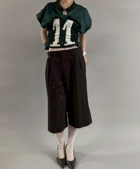 【RE;CIRCLE】 Shirring Football Shirt  /  250904-004