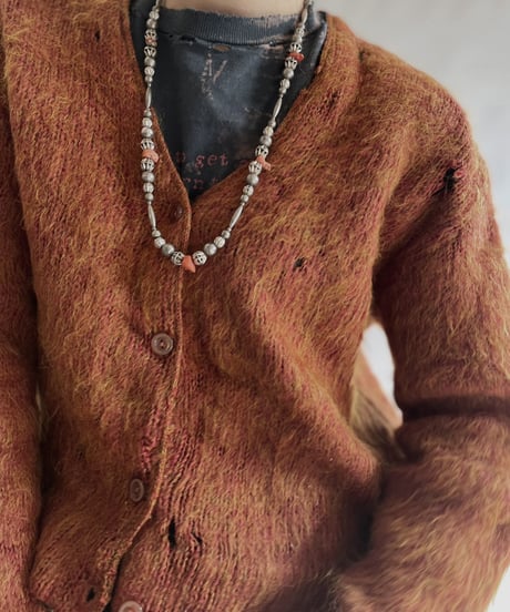 【USED】Vintage Mohair Mix Cardigan / 240101-027