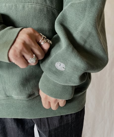 【USED】  Champion Reverse Weave Hoodie Tuche Real Estate/210902-039