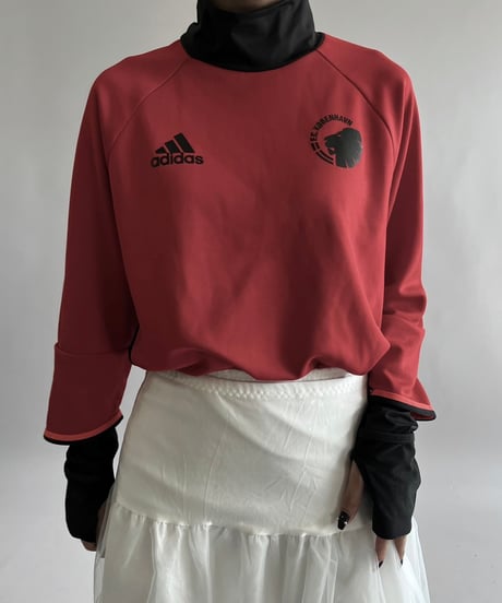 【USED】 adidas F.C.KOBENHAVN L/S Soccer Shirt /240921-007