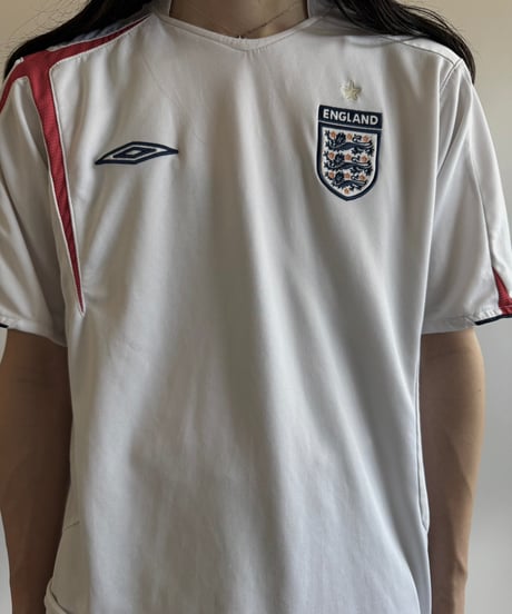 【USED】 UMBRO 05~07's ENGLAND Soccer Shirt/ 250607-036