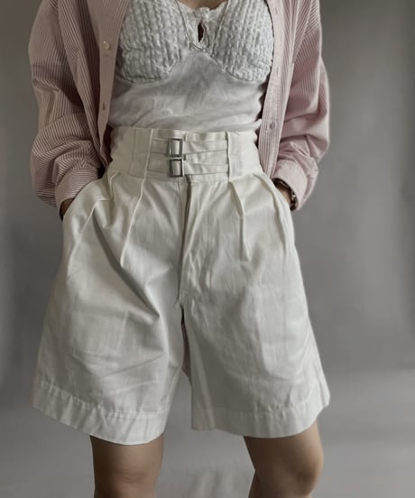 【USED】 Army Tucked Shorts / 230608-003