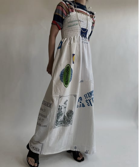 【RE;CIRCLE】RE Eco-Friendly Bag Camisole One-piece / 220512-020